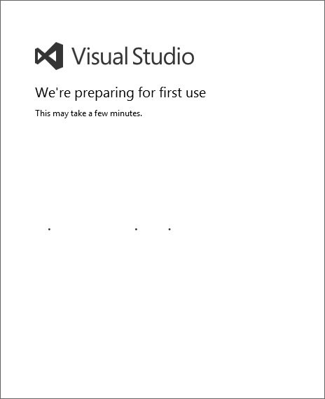打开 Visual Studio