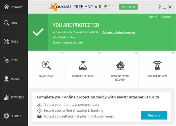 Avast 免费杀毒软件
