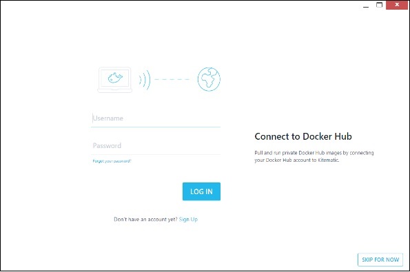 连接到 Docker 中心