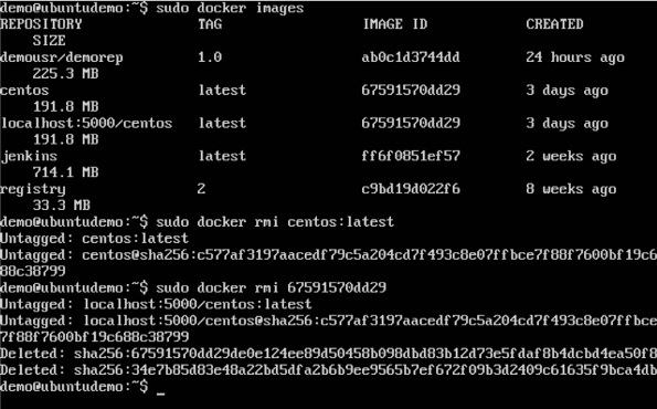 Docker RMI 命令