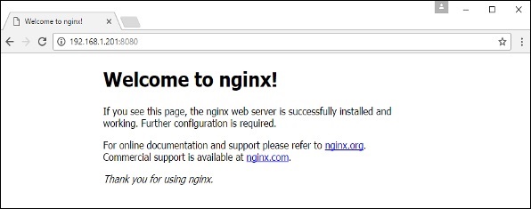 NGINX 容器