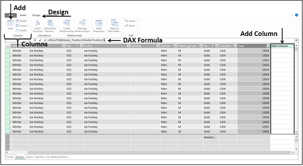 DAX 公式