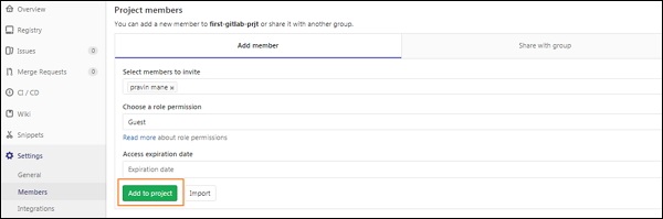 GitLab 添加用户