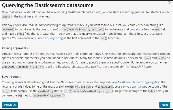 查询 Elasticsearch 数据源