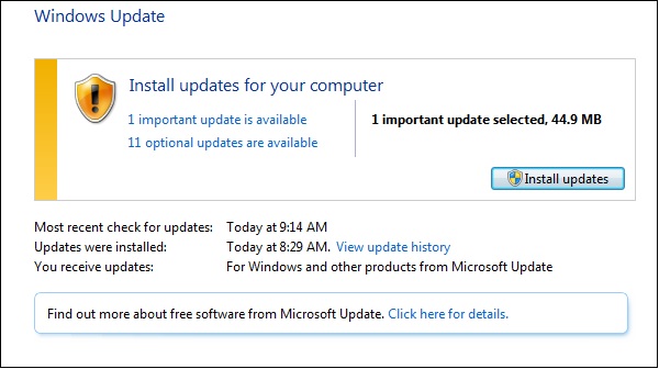 Windows更新