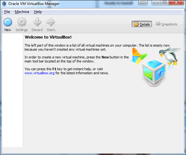 VirtualBox 屏幕