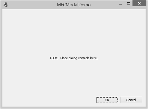 MFCModalDemo 结果