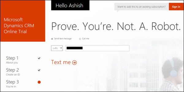 Mscrm在线注册步骤4