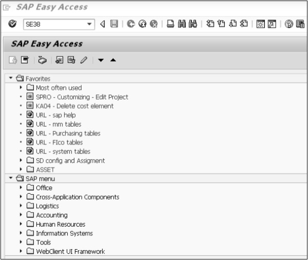 ABAP 编辑器