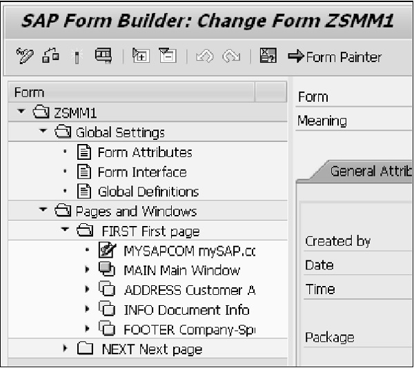  SAP 表单生成器