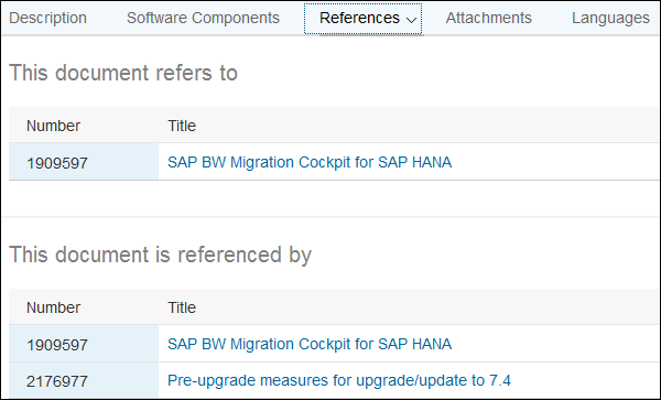 参考 SAP Note