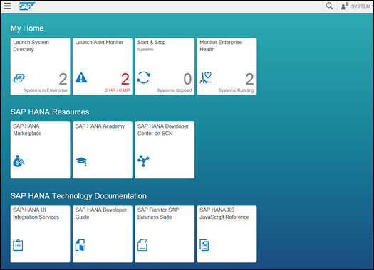 SAP HANA 系统