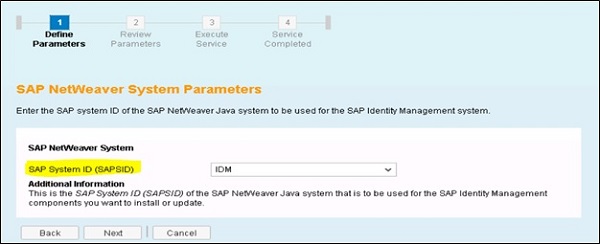 NetWeaver Java 系统的 SAP SID