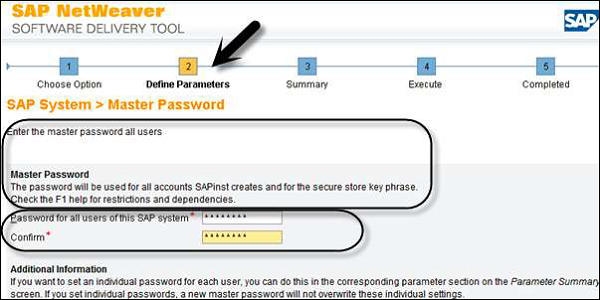 SAP主密码