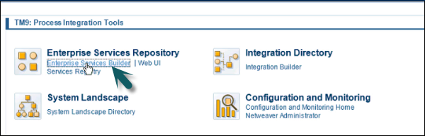 SAP PI 工具页面