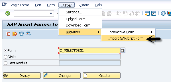 导入 SAP 脚本