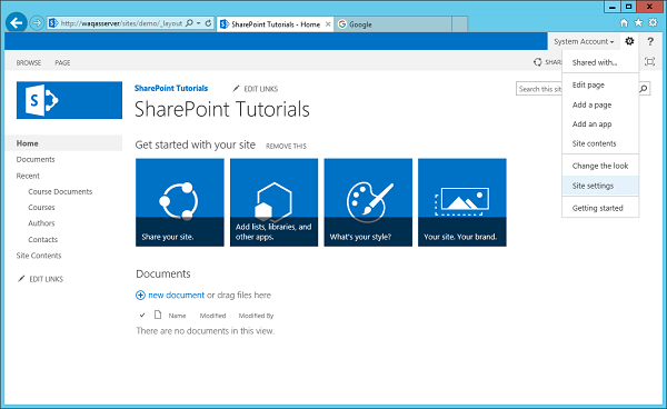 SharePoint 网站