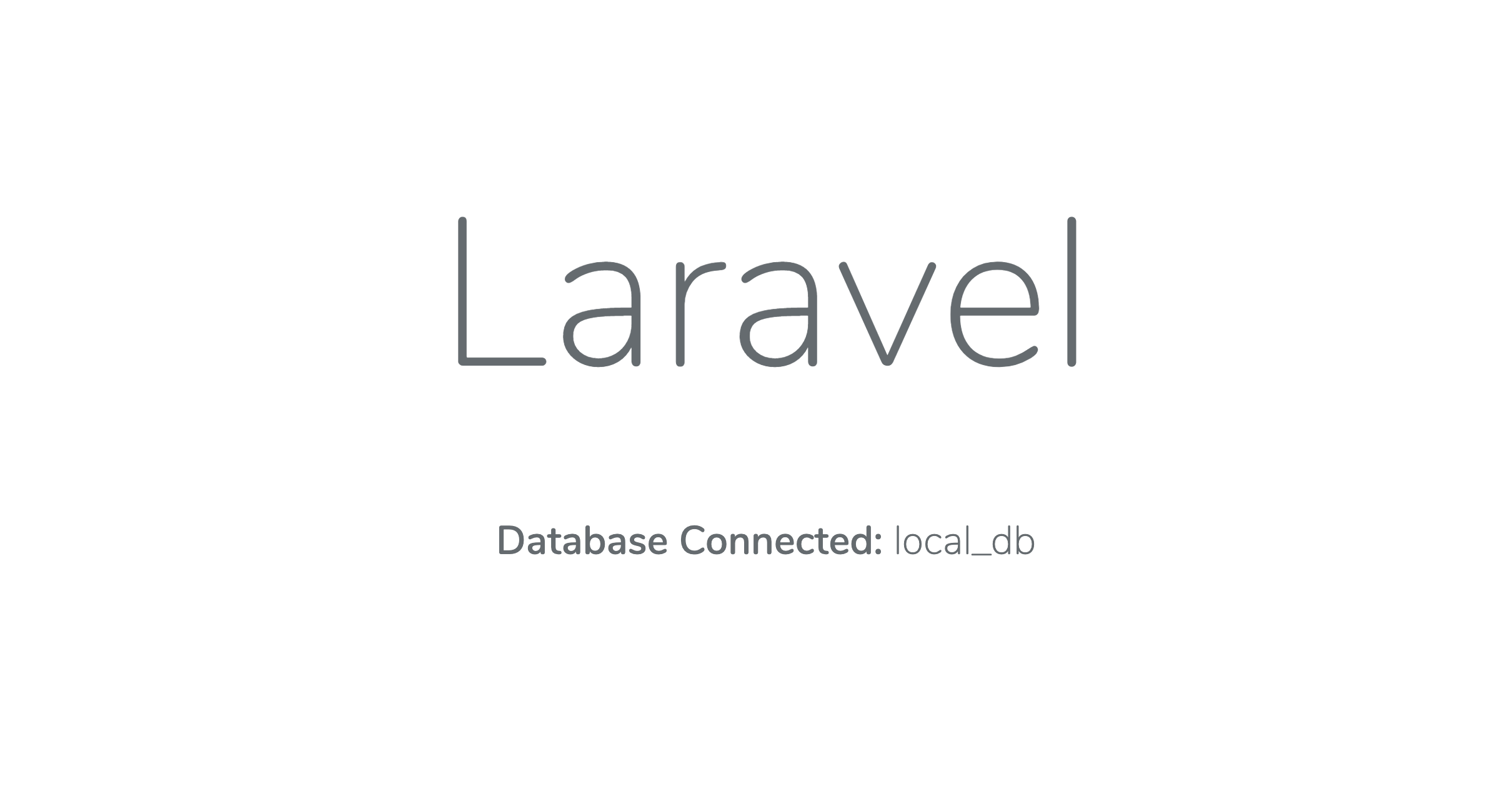 使用 Docker Compose 在本地运行的 Laravel 应用程序