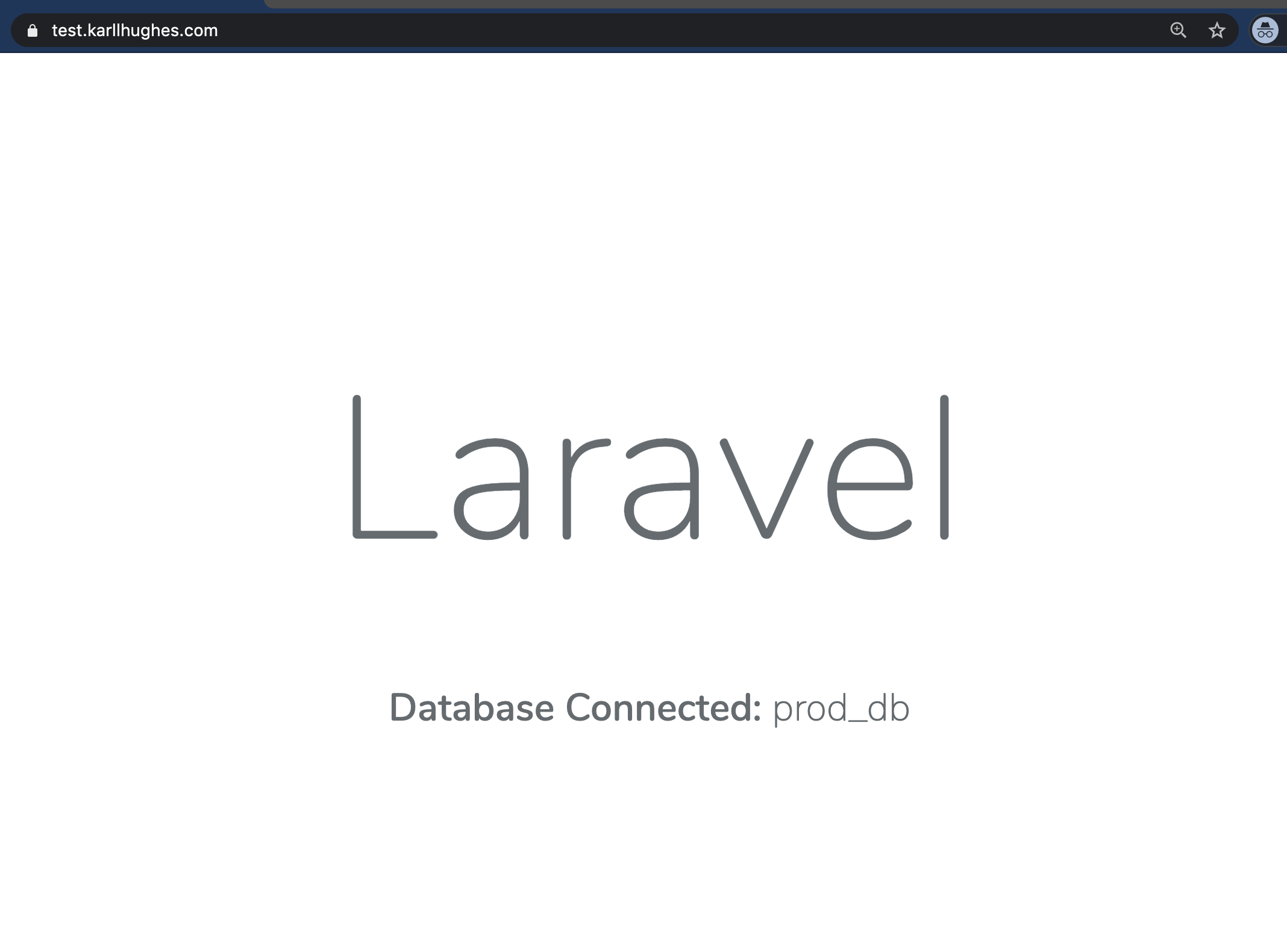 带有 SSL 终止和自定义域名的 Laravel 应用程序