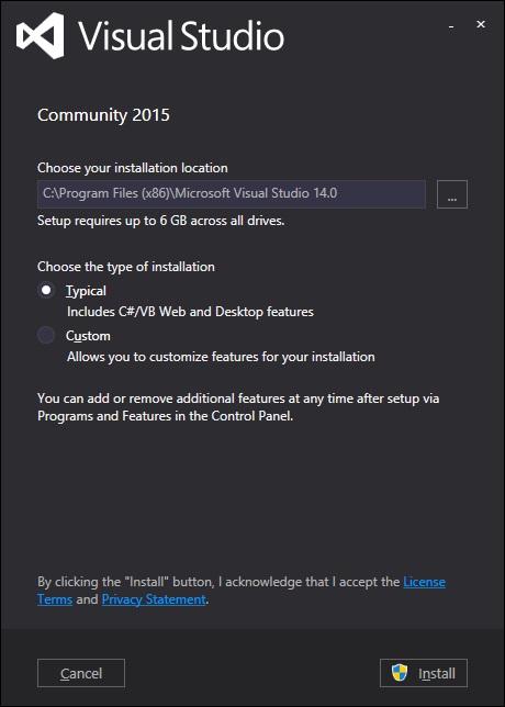 Visual Studio 对话框
